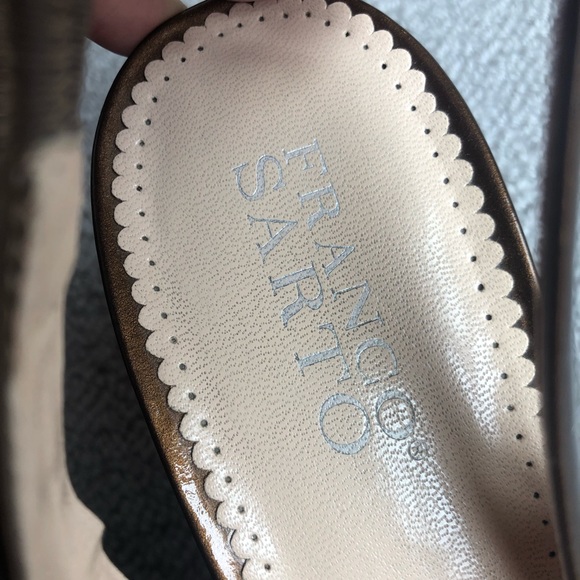 Franco Sarto Cooper Bronze Wedges - Picture 2 of 6